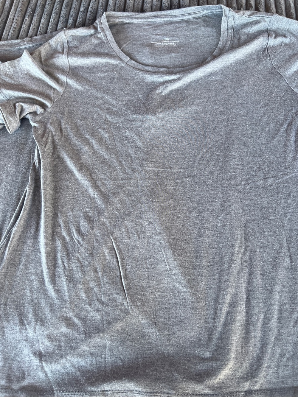Basic Gray Crewneck Tee NWOT Bundle - 3 tees